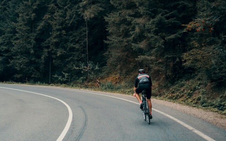 Biking with Bone Conduction Headphones gives you situational awareness